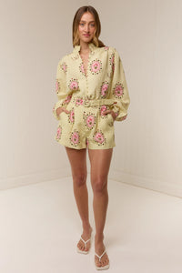 Bella Blouse Savanna Tile | Palm Noosa