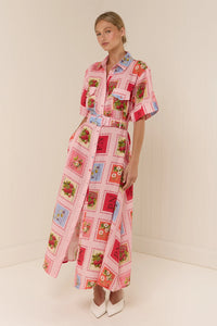 Memento Dress, Strawberry Stamp | Palm Noosa