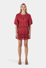 Load image into Gallery viewer, Poppy Mini Dress Cherry Anglaise | Hansen &amp; Gretal