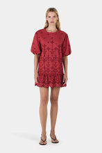 Load image into Gallery viewer, Poppy Mini Dress Cherry Anglaise | Hansen &amp; Gretal