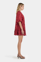 Load image into Gallery viewer, Poppy Mini Dress Cherry Anglaise | Hansen &amp; Gretal