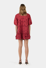 Load image into Gallery viewer, Poppy Mini Dress Cherry Anglaise | Hansen &amp; Gretal