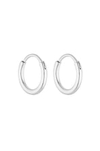 Load image into Gallery viewer, 90'S Hoops Silver 20mm / Porter
