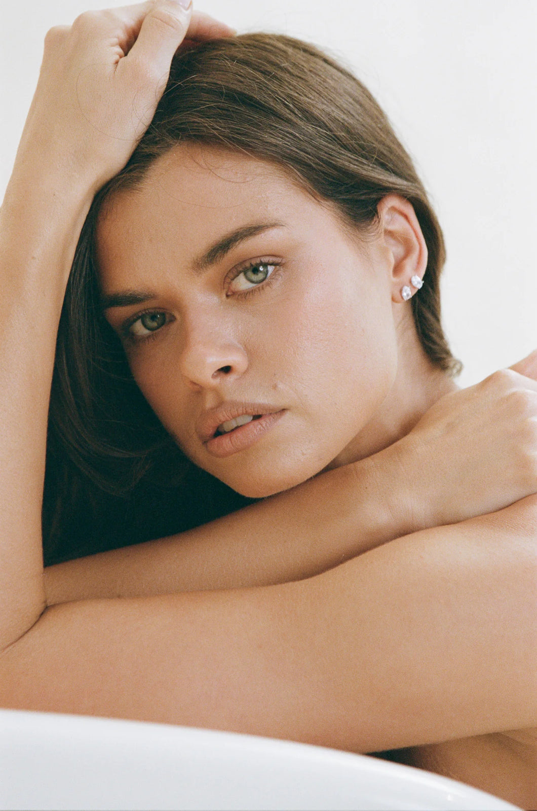 Oval Studs Silver | Porter