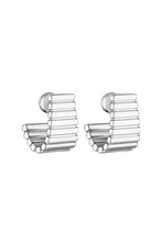 Load image into Gallery viewer, Turtle Earrings - White Gold / Porter Jewellery