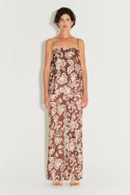 Load image into Gallery viewer, Eugenia Tailored Pant - Chocolate Foral / Hansen &amp; Gretel