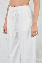 Load image into Gallery viewer, The Cotton Poplin Drawstring Pants White / Friend of Audrey