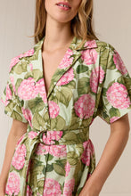 Load image into Gallery viewer, Sylvie Dress Pink Jardin / Palm Noosa