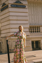 Load image into Gallery viewer, Sylvie Dress Pink Jardin / Palm Noosa