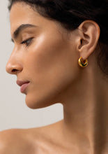 Load image into Gallery viewer, Positano Hoops, Gold | St Valentine