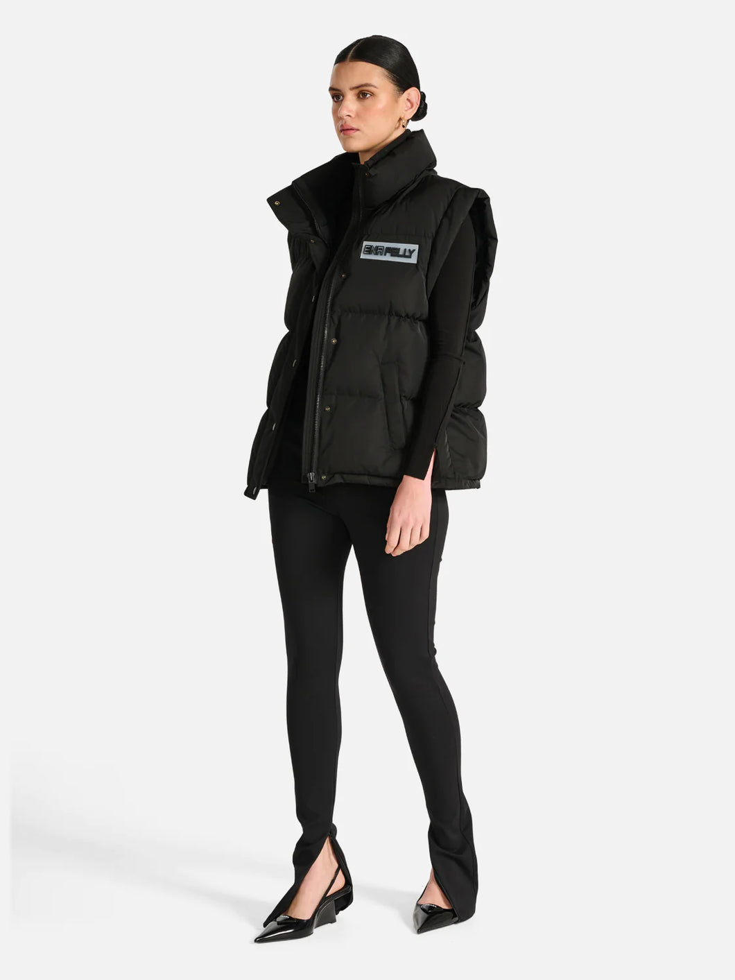 Heidi Puffer Vest Black / Ena Pelly