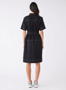 Rebound Dress, Black | Esmaee