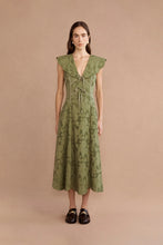 Load image into Gallery viewer, Rhia Midi Dress Olive | Lovaan