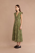 Load image into Gallery viewer, Rhia Midi Dress Olive | Lovaan