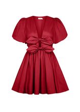 Load image into Gallery viewer, Devon Mini Dress Red | Lovaan