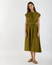 Load image into Gallery viewer, Renee Linen Midi Dress