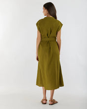 Load image into Gallery viewer, Renee Linen Midi Dress
