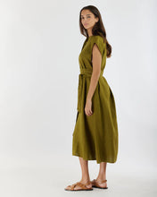 Load image into Gallery viewer, Renee Linen Midi Dress