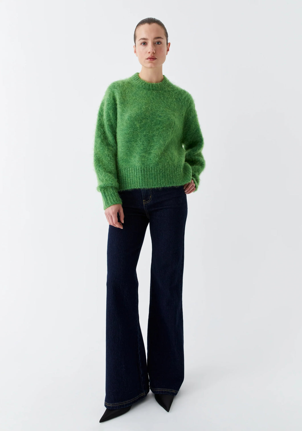 Riley Knit Pullover, Wasabi | Morrison