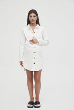 Load image into Gallery viewer, Rome Denim Shirtdress White / Legoe Heritage