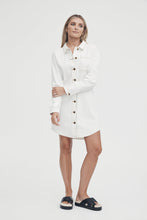 Load image into Gallery viewer, Rome Denim Shirtdress White / Legoe Heritage