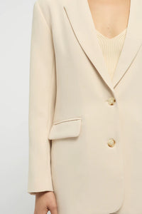 Delos Tailored Blazer, Buttercream | Friend of Audrey