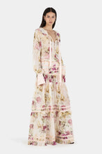 Load image into Gallery viewer, Dahkia Silk Maxi Dress Fleur De Lune / Hansen and Gretel