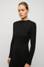 Load image into Gallery viewer, Gala Long Sleeve Knit Dress, Black | Friend of Audrey