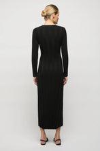 Load image into Gallery viewer, Gala Long Sleeve Knit Dress, Black | Friend of Audrey