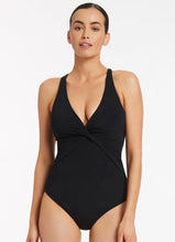 Load image into Gallery viewer, Jetset Twist Front Backcross Black | Jets Australia