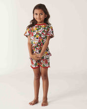 Load image into Gallery viewer, Christmas Party Short Sleeve Tee &amp; Frill Short PJ set | KIP &amp; CO
