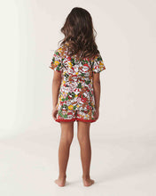 Load image into Gallery viewer, Christmas Party Short Sleeve Tee &amp; Frill Short PJ set | KIP &amp; CO