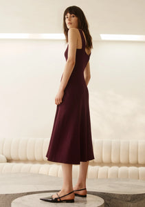 Sloane Knit Dress Plum | Morrison