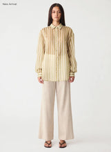 Load image into Gallery viewer, Sahara Shirt, Sage Stripe | Esmaee