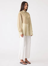 Load image into Gallery viewer, Sahara Shirt, Sage Stripe | Esmaee