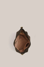 Load image into Gallery viewer, Savannah Dark Chocolate Suede Hobo Bag | Vestirsi