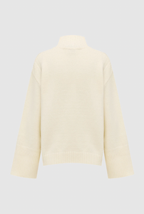 Lowell Chunky Knit Ecru | Friend of Audrey