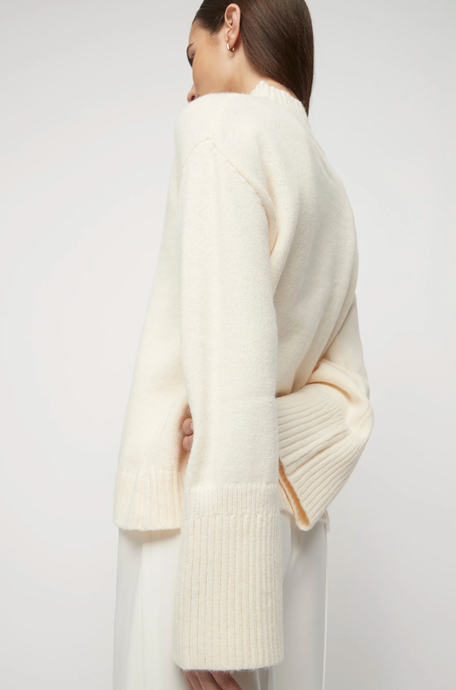 Lowell Chunky Knit Ecru | Friend of Audrey