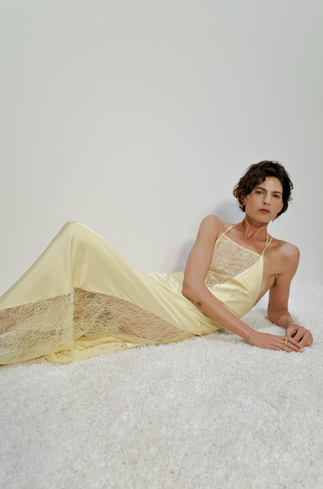 Arie Lace Dress, Butter | Hansen & Gretel