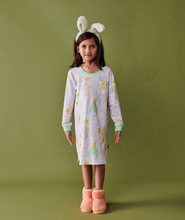 Load image into Gallery viewer, Egg Hunt Organic Cotton Long Sleeve Nightie | Kip &amp; Co