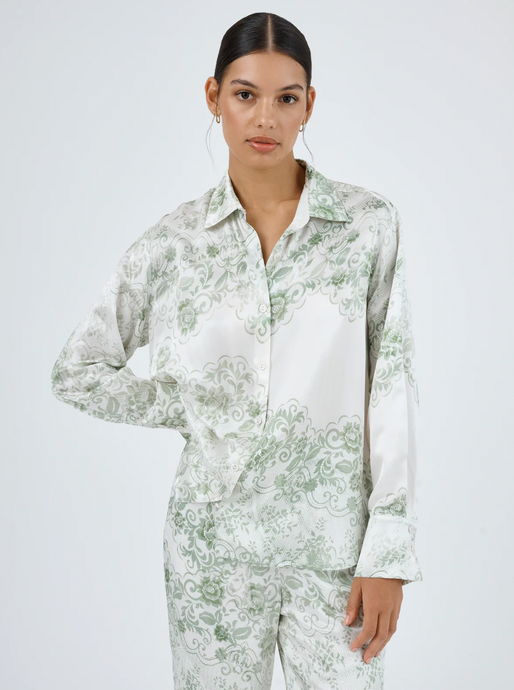 Solene Shirt, SARI LACE ORCHID | Roame