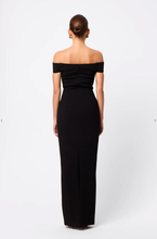 Load image into Gallery viewer, Modernist Maxi Dress, Black | Mossman