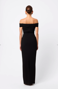 Modernist Maxi Dress, Black | Mossman