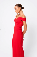 Load image into Gallery viewer, Modernist Maxi Dress, Red | Mossman
