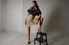 Load image into Gallery viewer, Muse Shirt | Champagne Noir Print | REALM ORIGIN