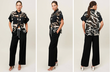 Load image into Gallery viewer, Muse Shirt | Champagne Noir Print | REALM ORIGIN