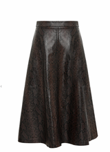 Load image into Gallery viewer, Lucent Midi Skirt Snake Print | Mossman