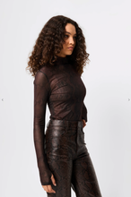 Load image into Gallery viewer, Siren Long Sleeve Top Snake Print | Mossman