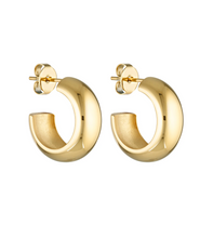 Load image into Gallery viewer, Mini Dome Hoops | Porter