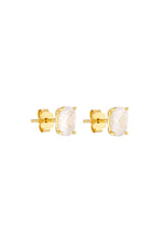 Load image into Gallery viewer, Oval Studs Gold | Porter
